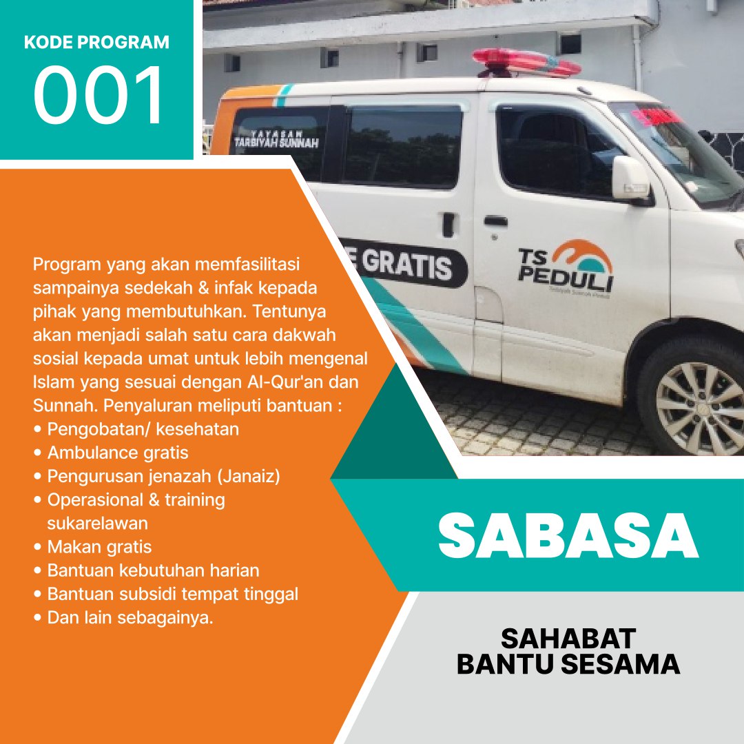 SABASA (Sahabat Bantu Sesama)