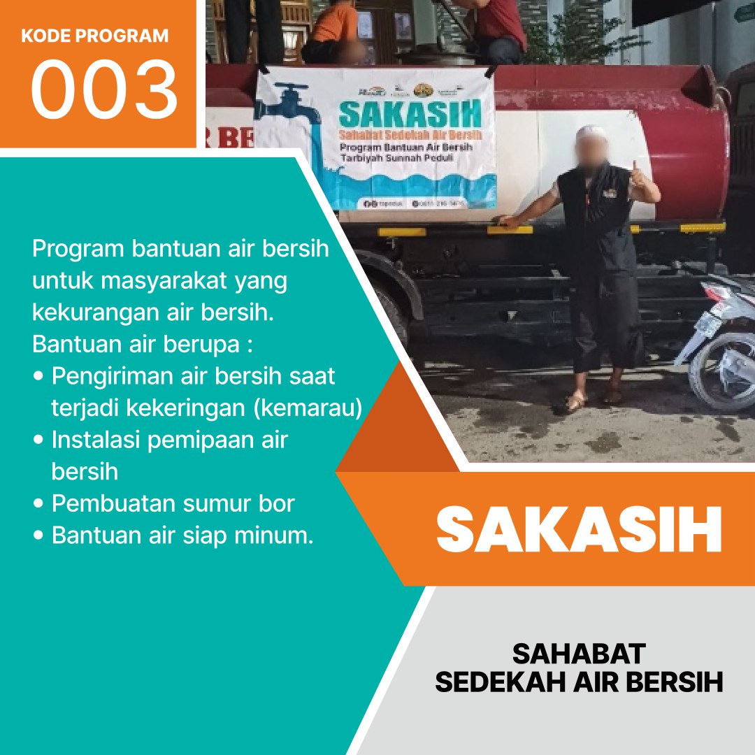 SAKASIH (Sahabat Sedekah Air Bersih)