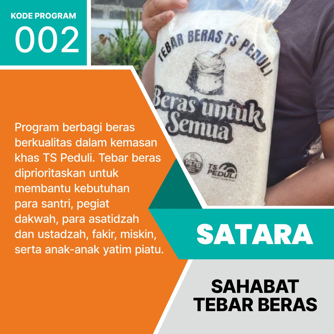 SATARA (Sahabat Tebar Beras)
